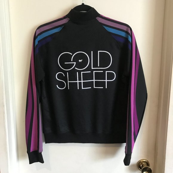 Goldsheep Jackets & Blazers - Gold Sheep Gold Sheep Neon Lucky Lanes Jacket Med